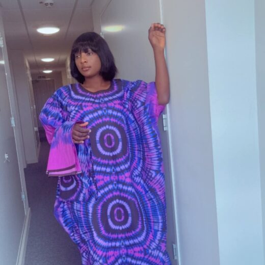 Amethyst Orbit Boubou Kaftan Dress