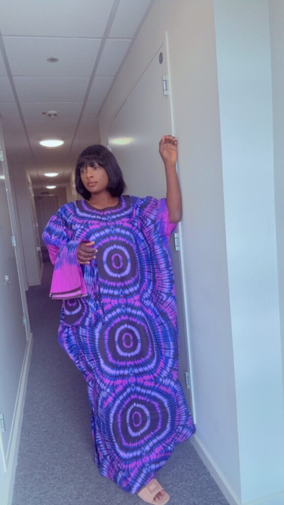 Amethyst Orbit Boubou Kaftan Dress