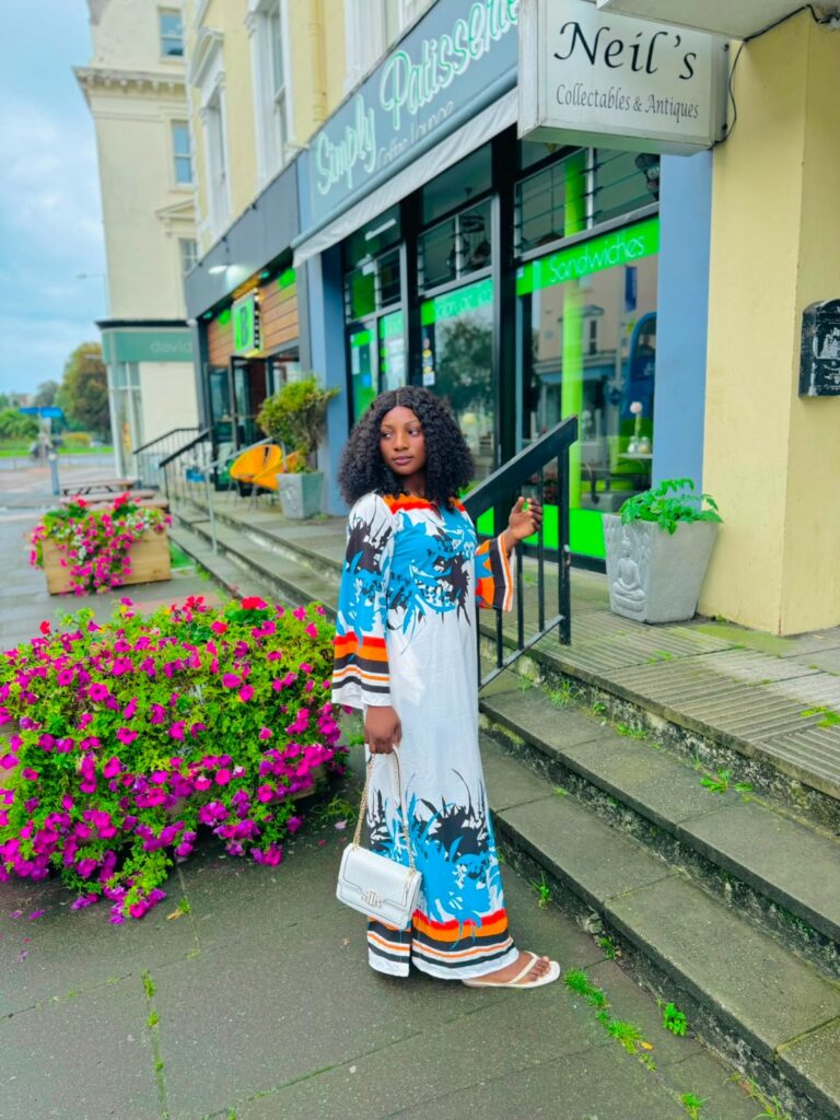Colorburst Fringe Midi Dress